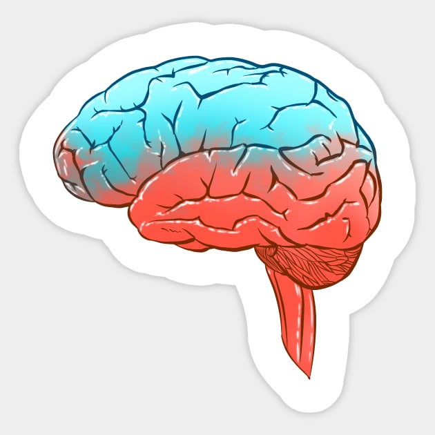 Brain Sticker by Dutyfresh